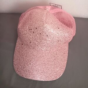 Women's 5B sparkle baseball hat , Adjustable fit